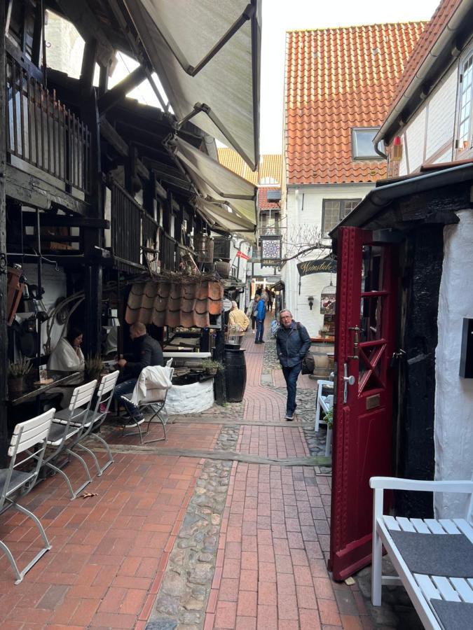 Burghofdrei Hygge & Zentral P-Platz Streaming Lägenhet Flensburg Exteriör bild